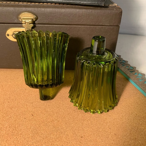 🌴SOLD🌴 Vintage Home Interiors Green Votive Holders